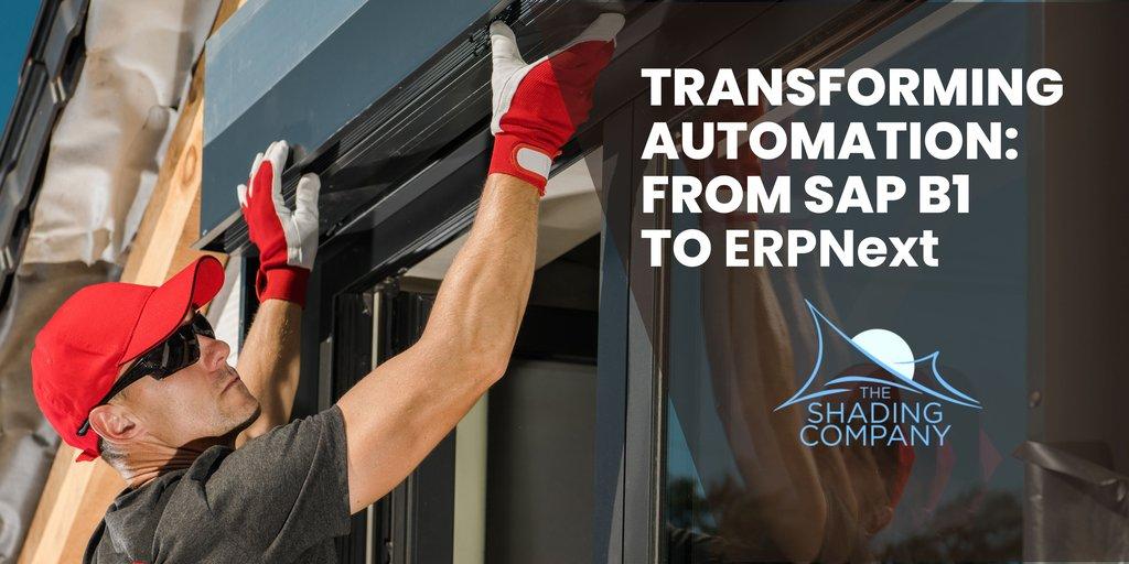 TRANSFORMING AUTOMATION: From SAP B1  to ERPNext - Cover Image